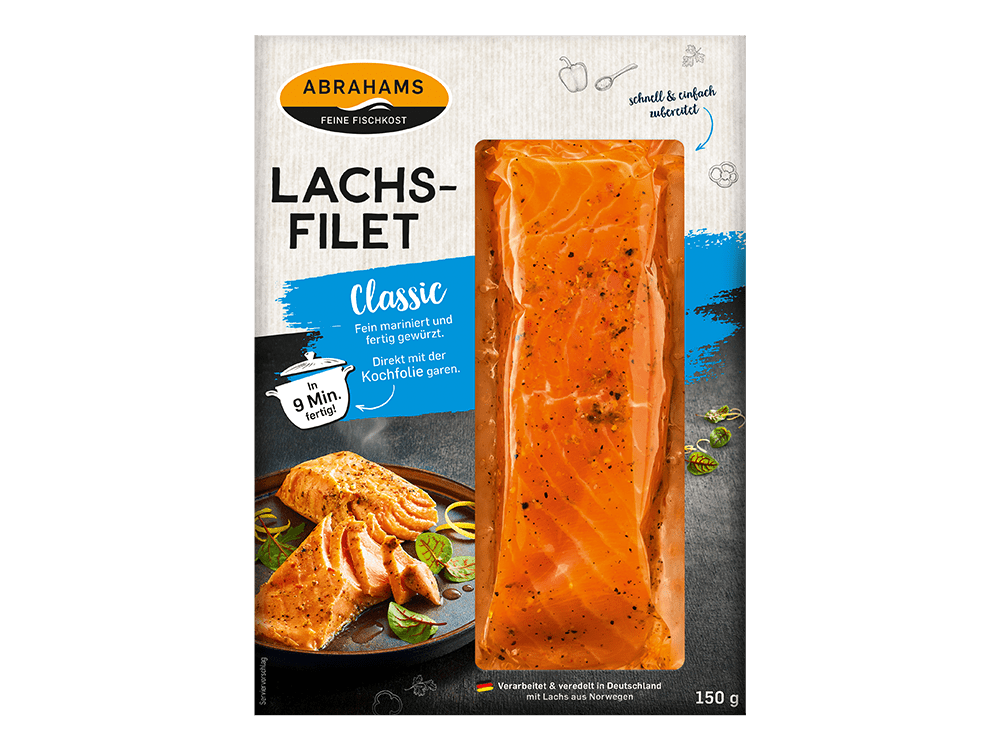 Produktabbildung 27427 Lachsfilet Kochbeutel Classic