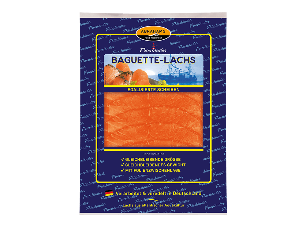 Produktabbildung 474 Baguettelachs Geräuchert 200g