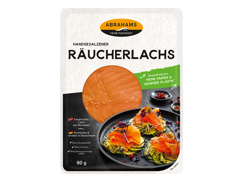 Produktabbildung 7402 Räucherlachs 90g