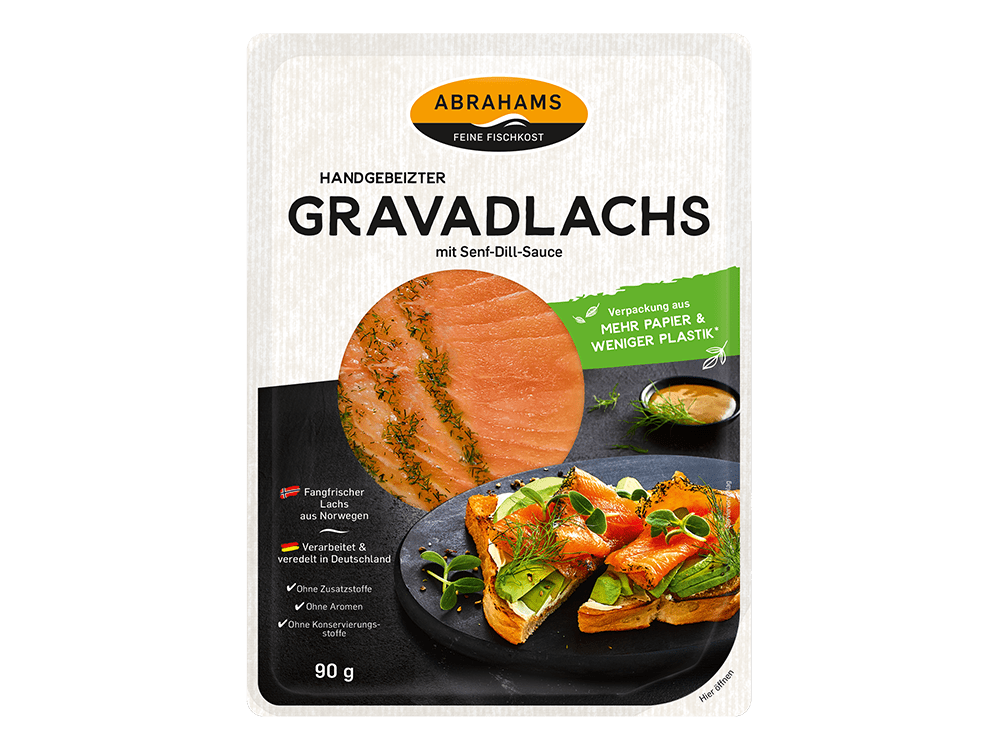 Produktabbildung 7602 Gravadlachs 90g