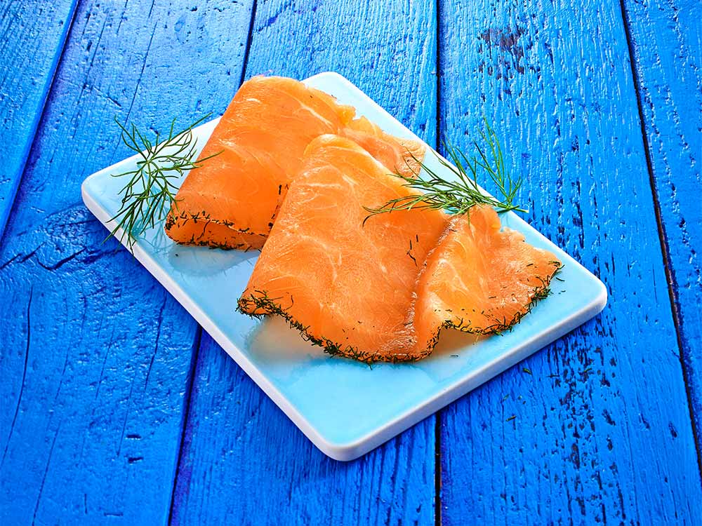 Friesländer Baguettelachs angerichtet