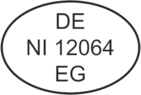 Identification Mark DE NI 12064 EC