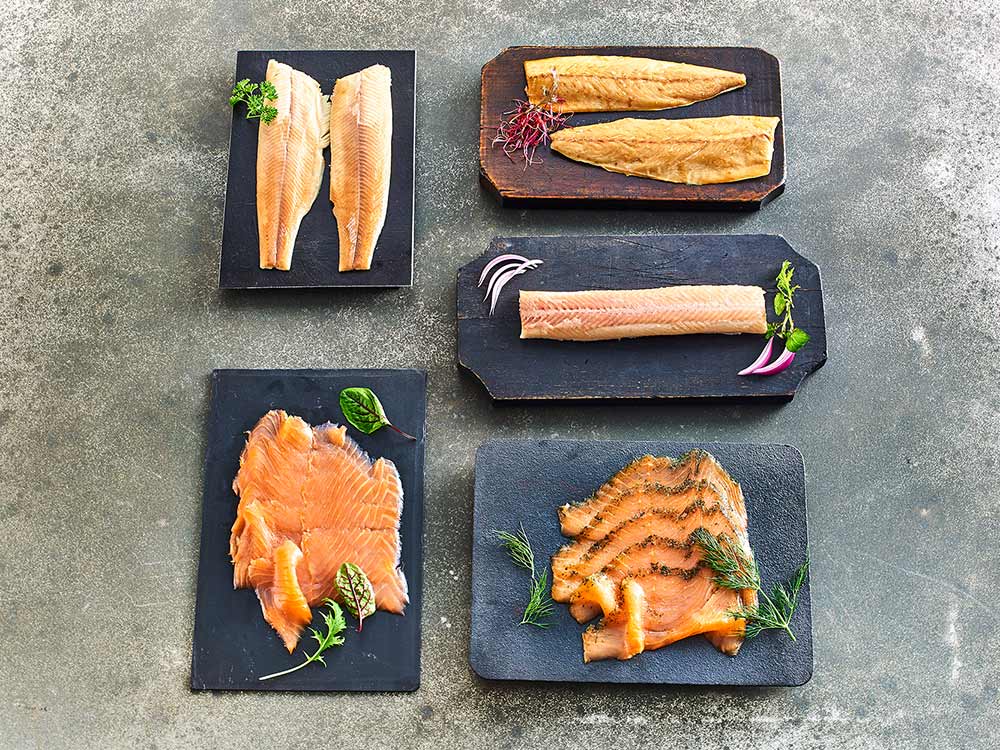 Edelfischsortiment im Werksverkauf