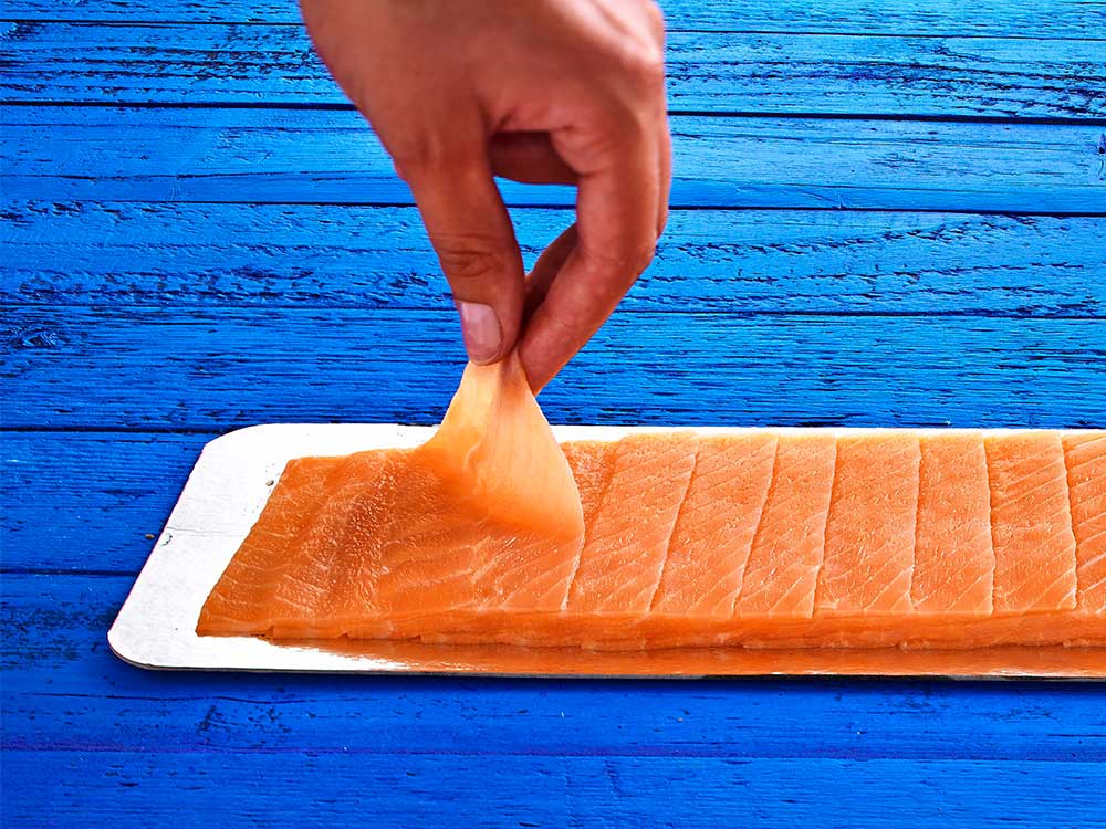 Ganze Seite Sandwichlachs