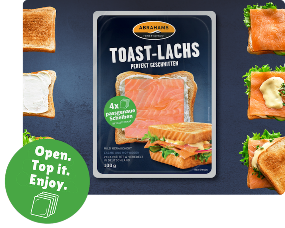 Toast-Lachs mit Toast