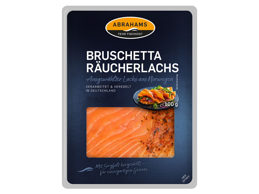 Produktabbildung 7409 Bruschetta Räucherlachs 100g
